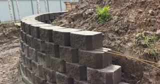 Установка подпорной стенки в Астрахани в октябре